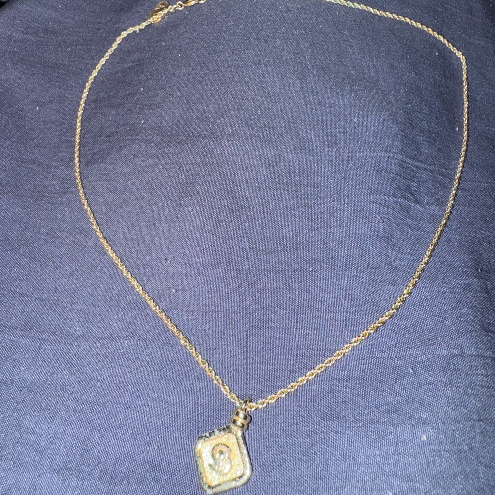Christian Dior gold necklace